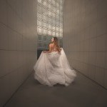 Bride alone