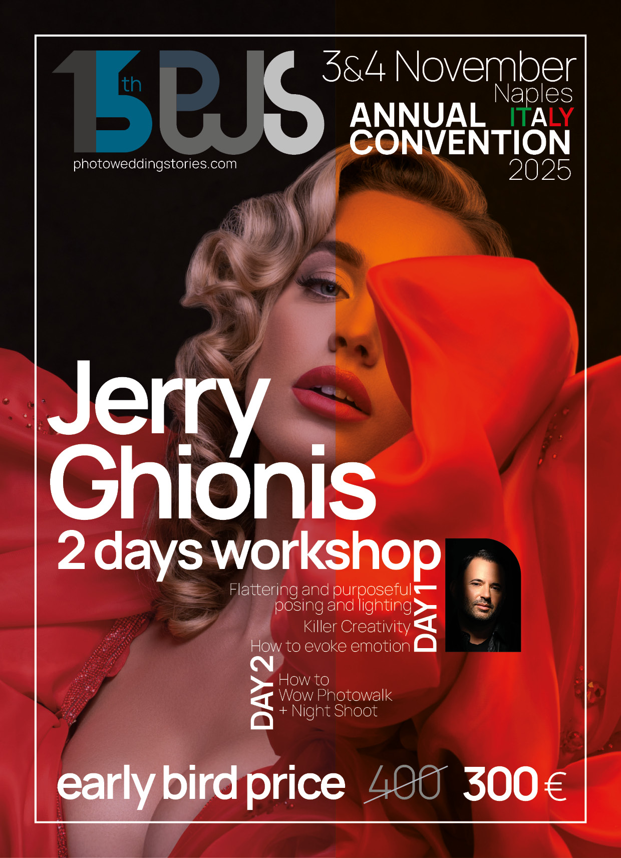 2 days workshop with Jerry Ghionis in Naples